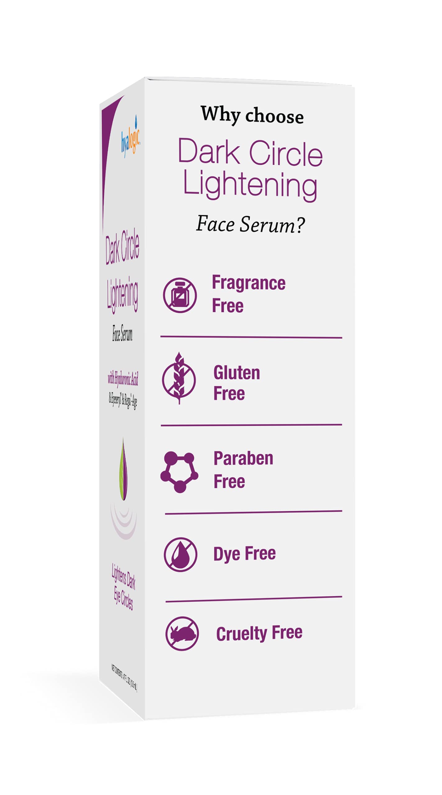 Hyalogic - Dark Circle Lightening Face Serum - 0.47 oz.
