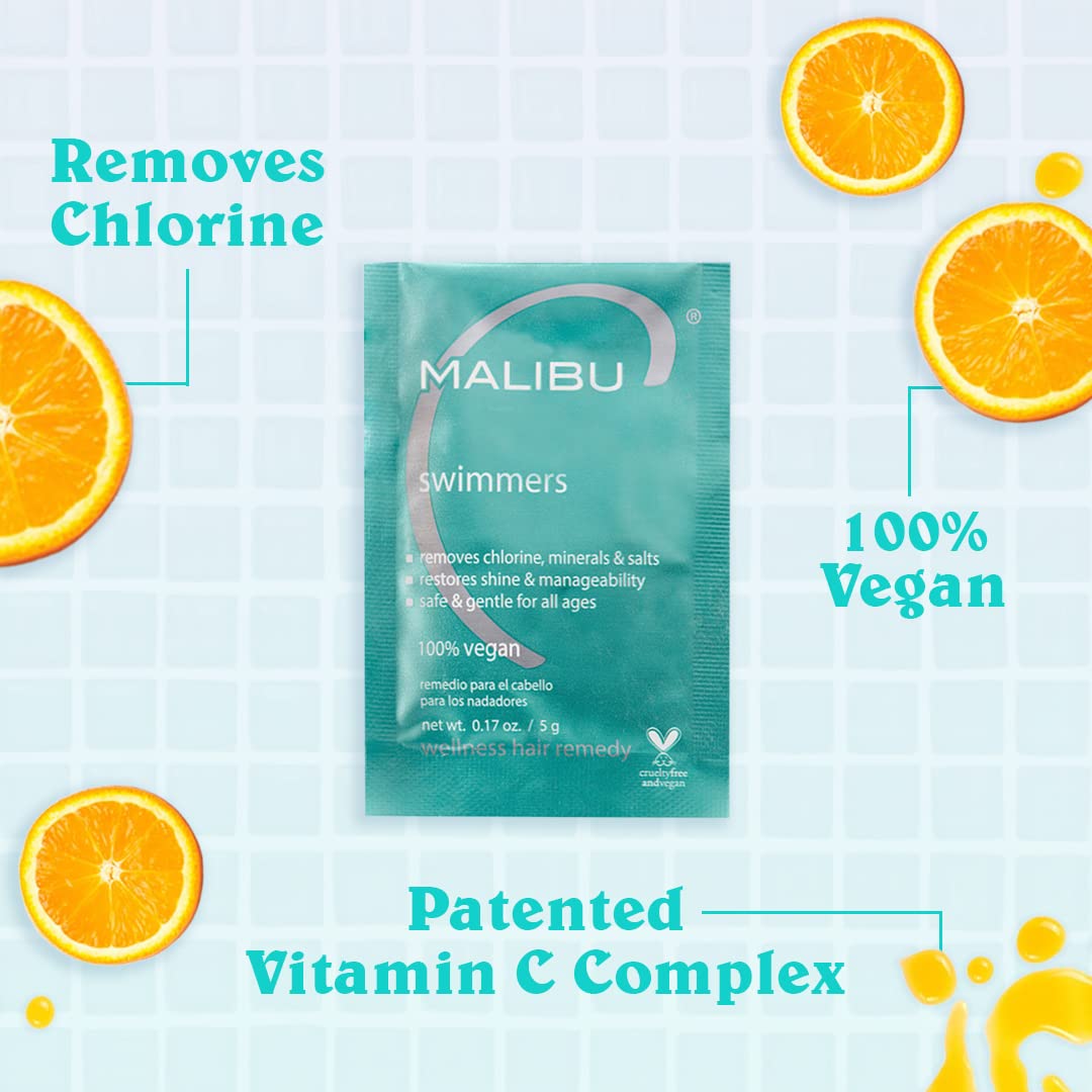 Malibu C Swimmers Wellness Hair Remedy, Pack of 3