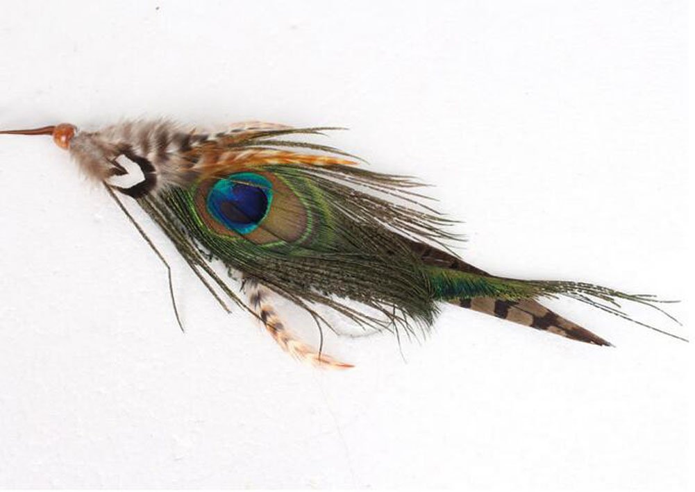 Boho Hippie Hair Extensions with Feather Clip Comb Hairpin Indian Feather Headdress Headdress DIY Accessories for Women Handmade