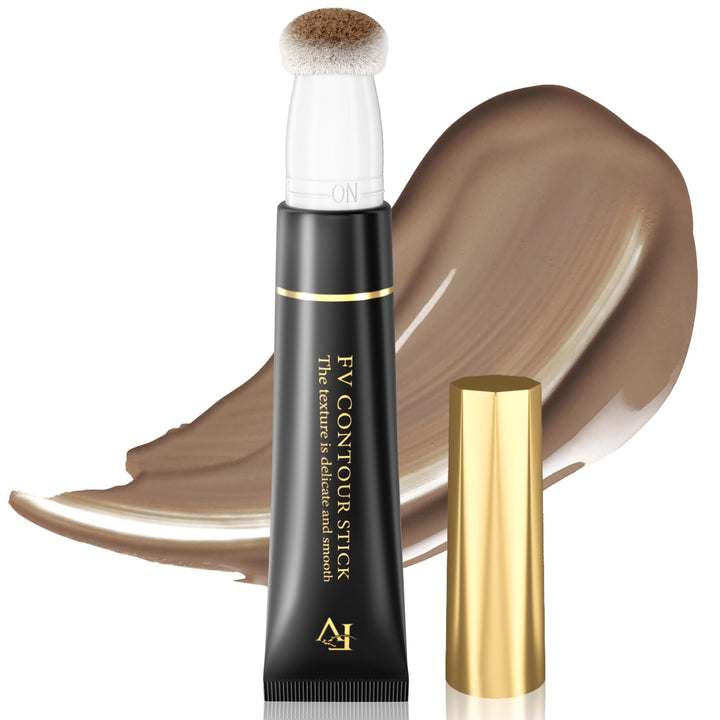 FV Cool Toned Contour Stick, Long Lasting Liquid Contour Wand, Lightweight, Blendable & Natural Cream Contour for Face, Vegan & Cruelty-free, 04 Grey