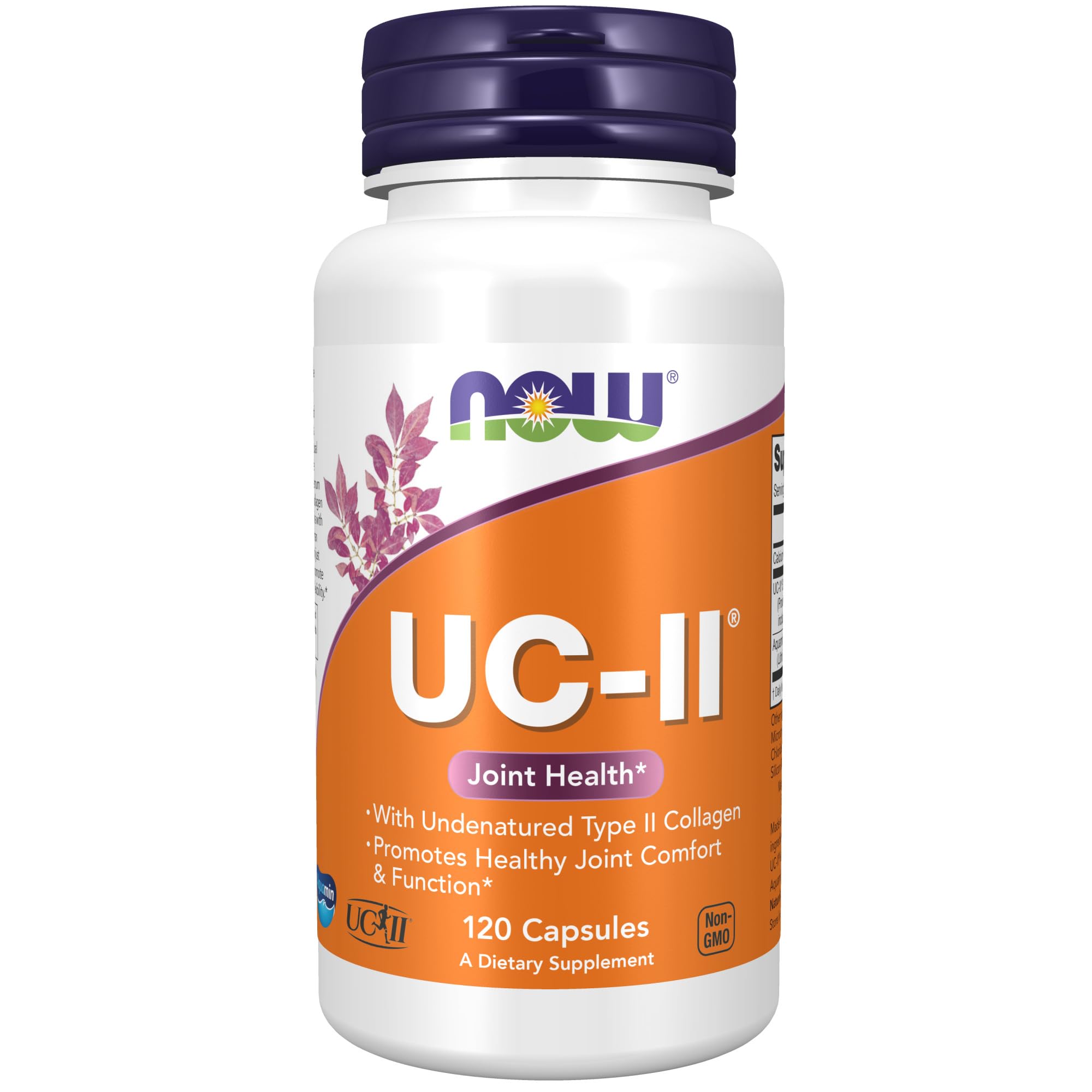 NOW Foods Supplements, UC-II Type II Collagen with Undenatured Type II Collagen, 120 Veg Capsules