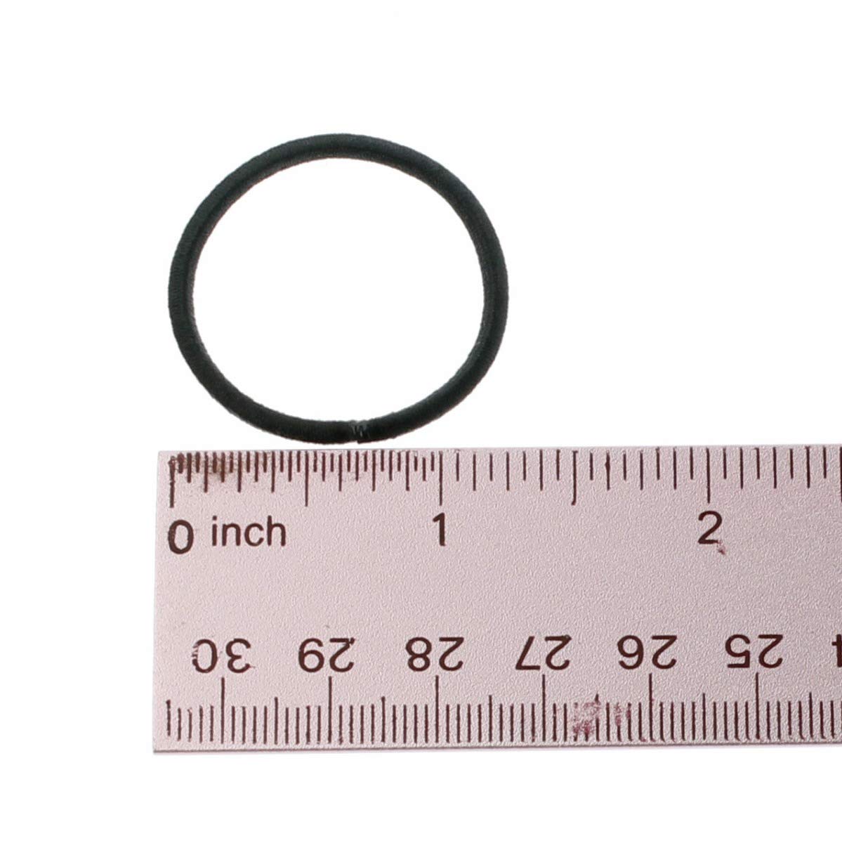 My Lello Small Hair Elastics Ponytail Holders No Damage No Metal - 100 Pack Neutral Variety