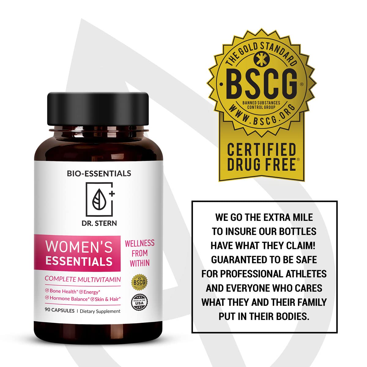 BIO-ESSENTIALS Women’s Essentials Comprehensive Daily Complete Multiple Vitamin, Mineral, and Organic Phytonutrients Complex by Dr. Ian Stern, (90 Capsules)
