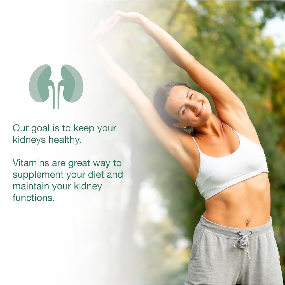 Puregen Labs Kidney-Vite | Premier Kidney, Renal Support | Non-GMO, Gluten-Free, No Artificial Color Additives | 2 Pack – Total 200 Tablets