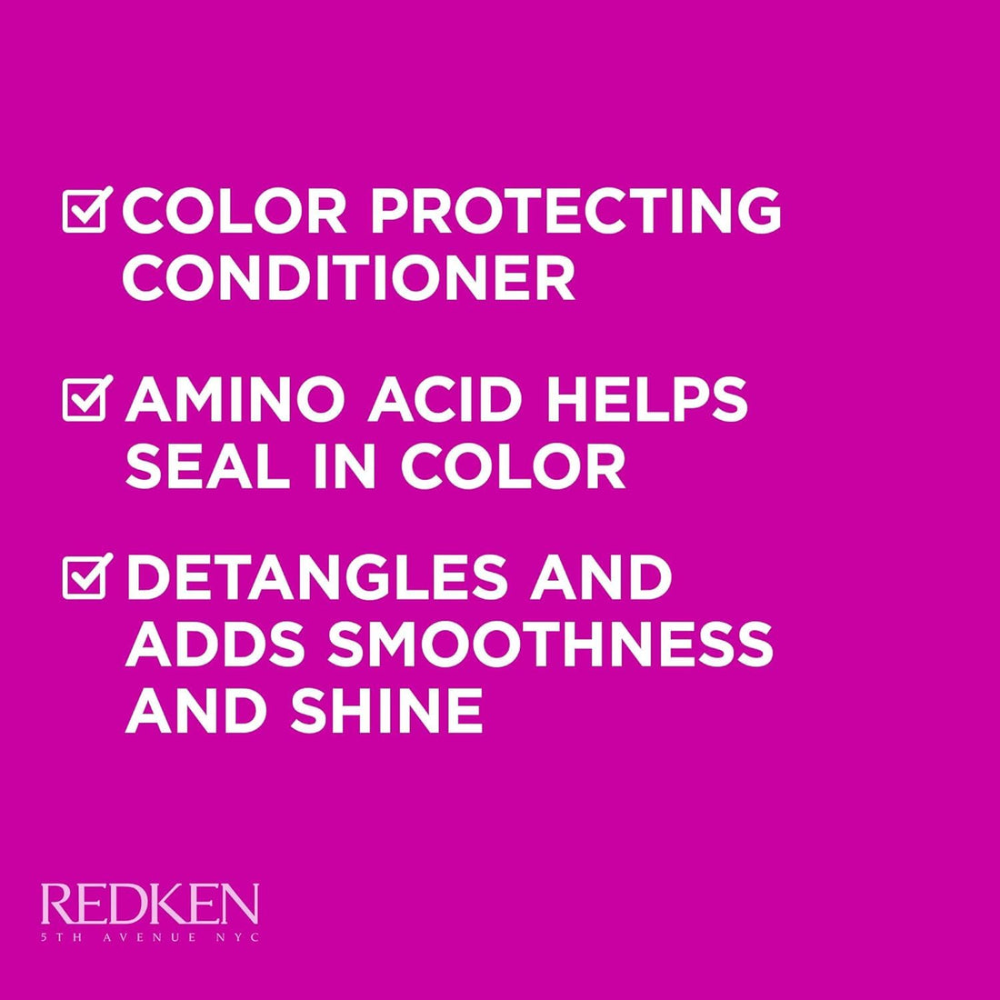 Redken Color Extend Magnetics Conditioner | For Color Treated Hair | Protects Color & Adds Shine | With Amino Acid | Sulfate-Free | 1 Fl Oz