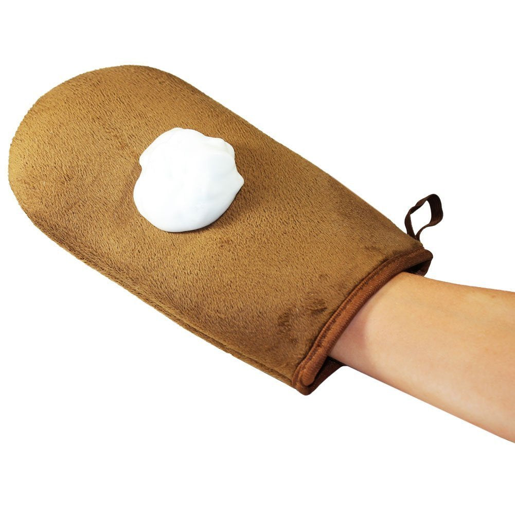 NEW NYK1 LUXURY Tanning Mega Mitt MegaMitt (Brown) Fake Tan Applicator Glove, Streak Free Finish for use with Mousse, Lotion, Cream or Liquid