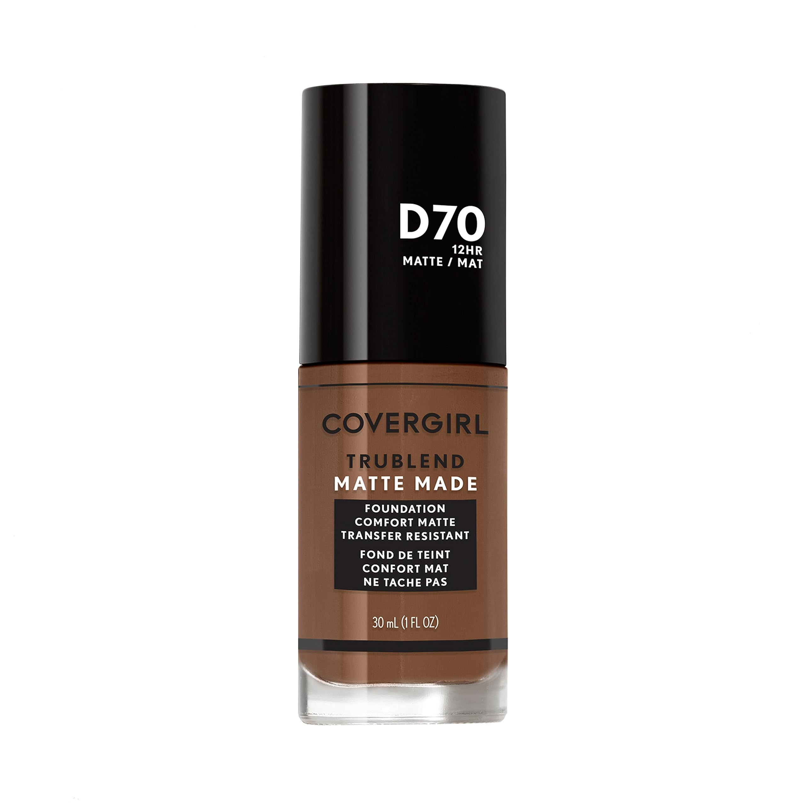 COVERGIRL Covergirl Trublend Matte Made Liquid Foundation, D70 Cappuccino, 1.014 Ounce