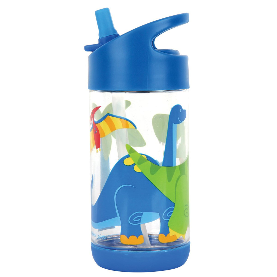 Stephen Joseph, Kids Flip Top Water Bottle, 10 oz Tritan BPA Free, Water Bottle for Girls & Boys, Back to School Flip Top Bottle, DINO