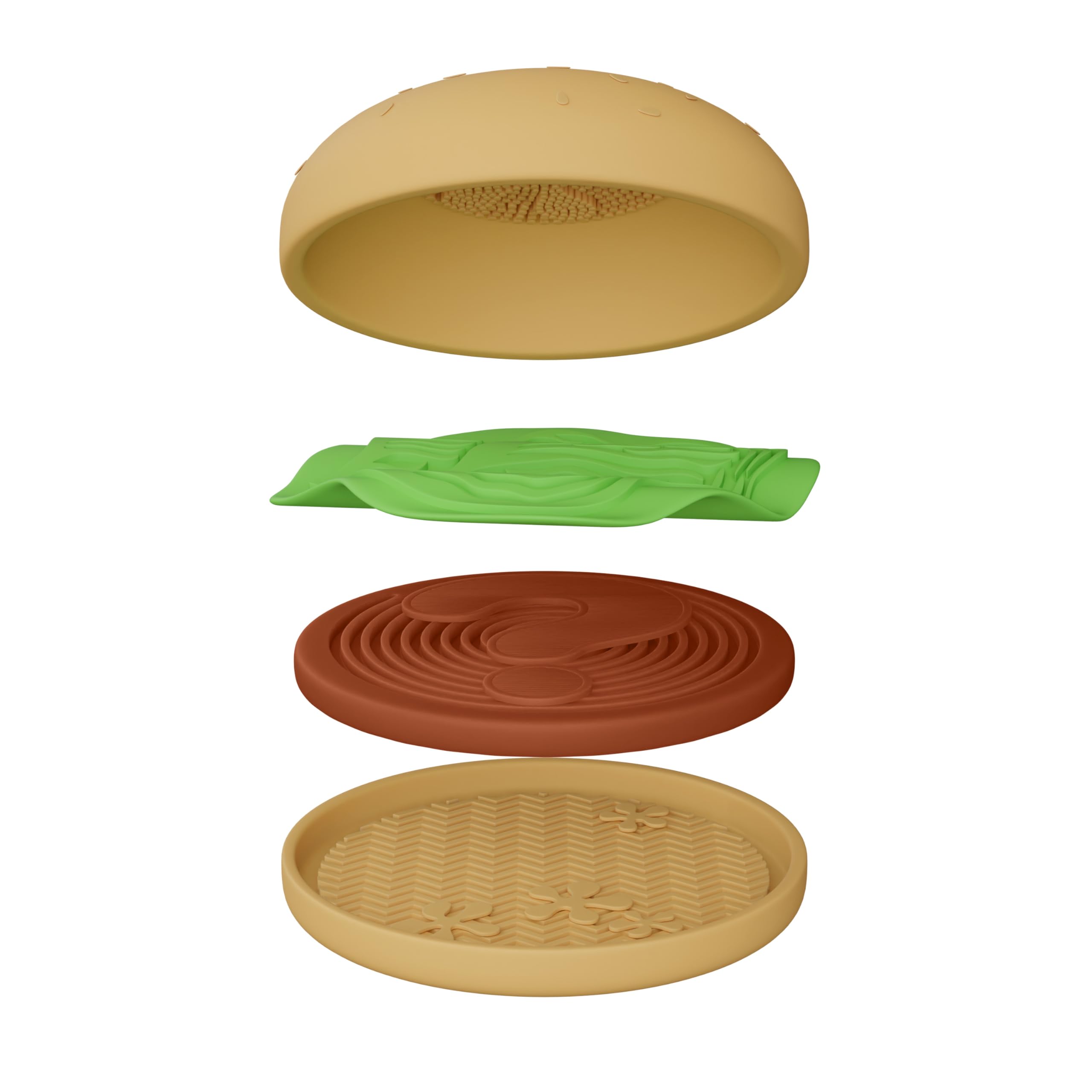 wet n wild SpongeBob Sponge & Brush Cleansing Pads, Flexible Silicone Cleaning Surface, Deep-Cleans All Brush Sizes – Krabby Patty