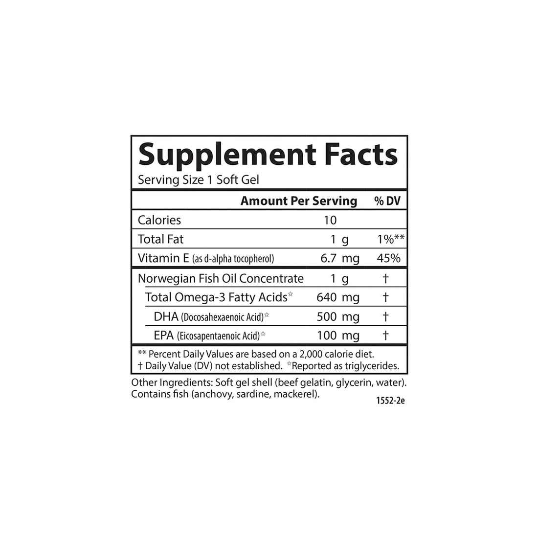 Carlson Labs - Super DHA 500 mg. - 180 Softgels