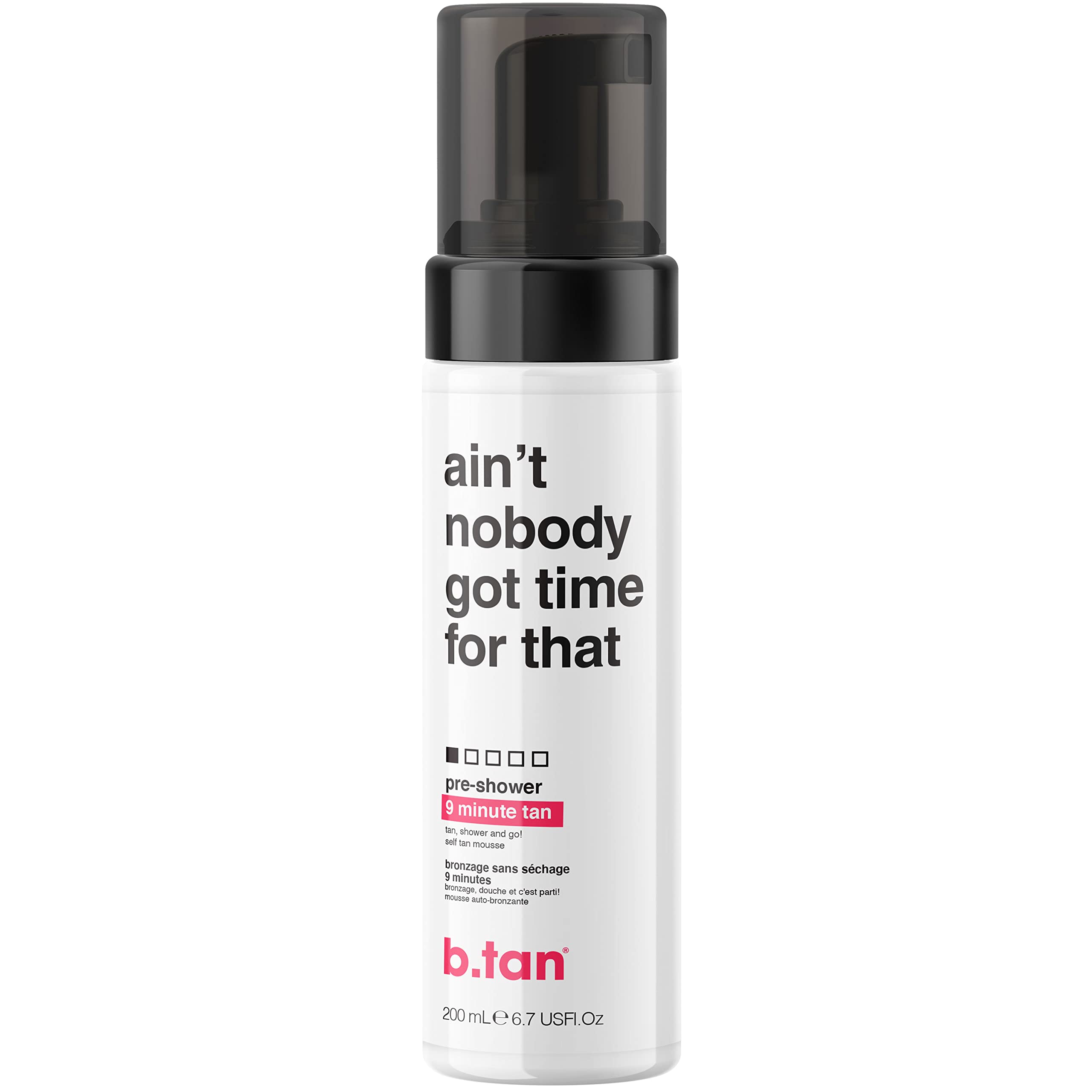 b.tan B. Tan Pre Shower Tan Mousse - Ain'T Nobody Got Time For Dat! - 6.7 Fl Oz - 9 Minute Golden Tan