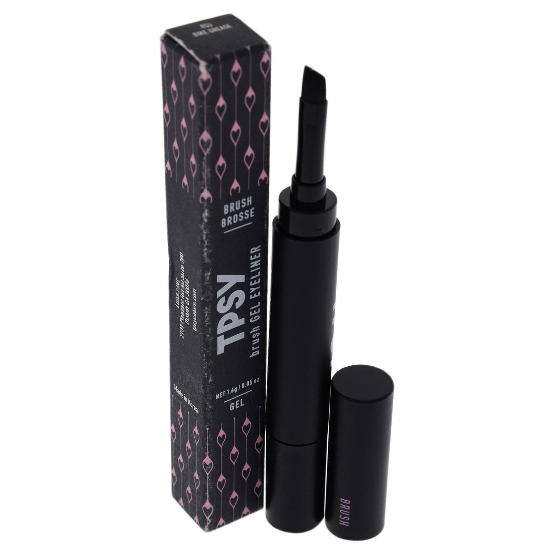 TPSY Brush Gel Eyeliner - 005 Bike Grease Women Eyeliner 0.05 oz