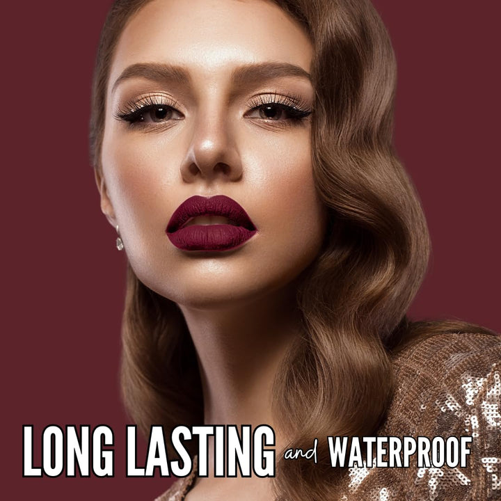 Emma : Liquid Matte Lipstick Long Lasting Waterproof Mineral Formula by Mynena - Emma