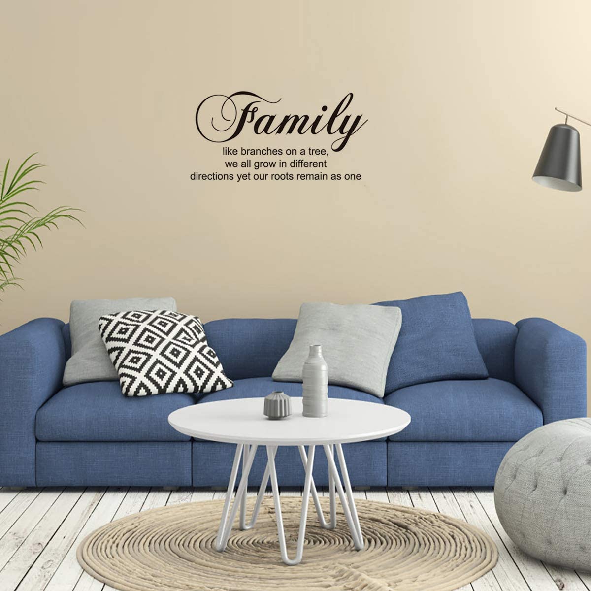 Family Like Branches on a Tree Wall Sticker Removable Home Decor Art Stickers (Family Tree)