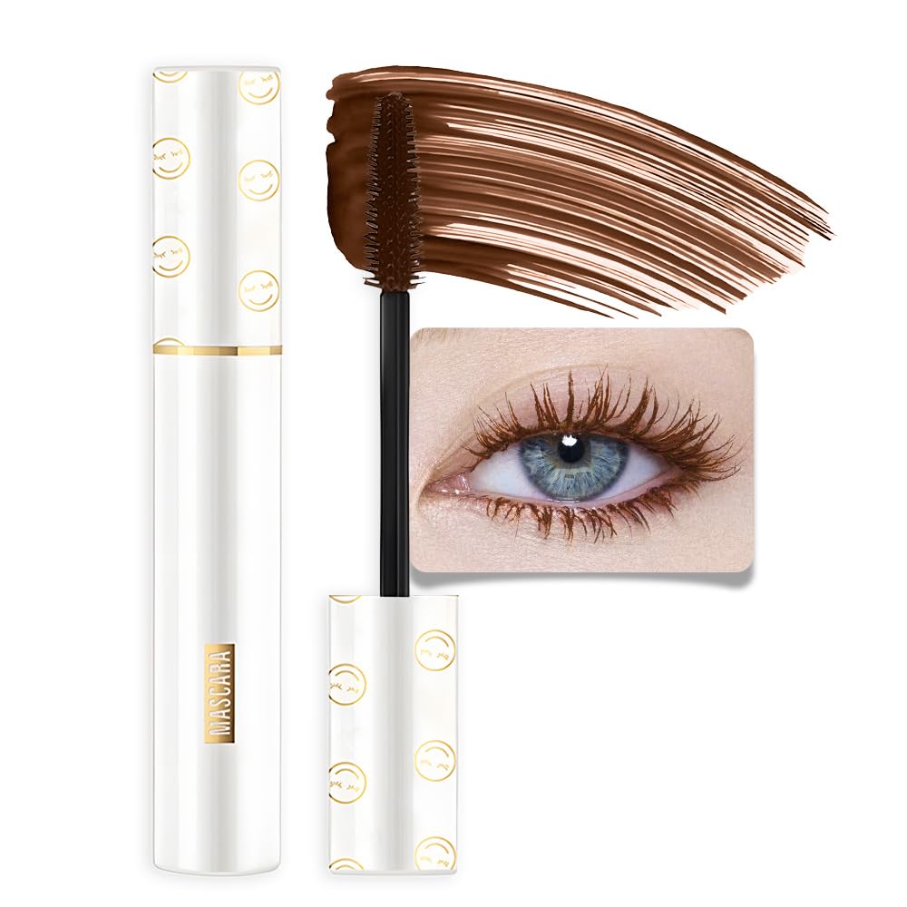 brown mascara waterproof,Brown Lash Mascara, Waterproof, Flake & Smudge Resistant, Cruelty-Free, Nourishing Formula,hypoallergenic mascara brown