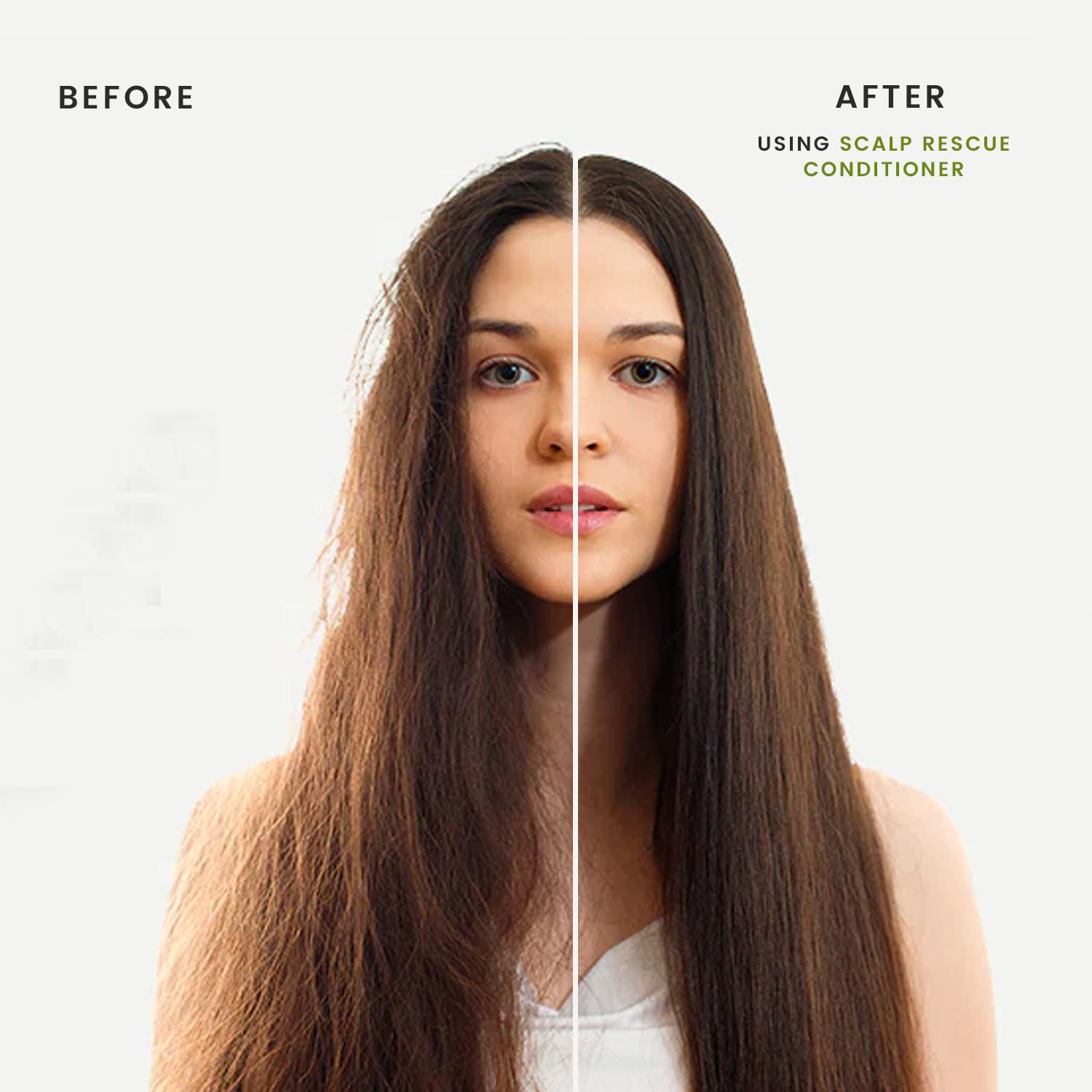 MGA Vegan Hair Conditioner - Organic Formula with Tea Tree for Healthy Hair | Hair Care Product with Natural Herbal Scent | Parabens Silicone & Sulfate Free Conditioner | Unisex | 8.8 Fluid Oz