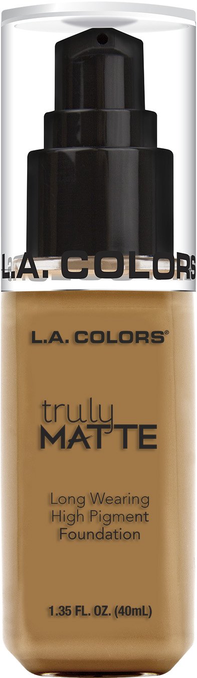 L.A. Colors Truly Matte Liquid Foundation, Cafe, 40ml