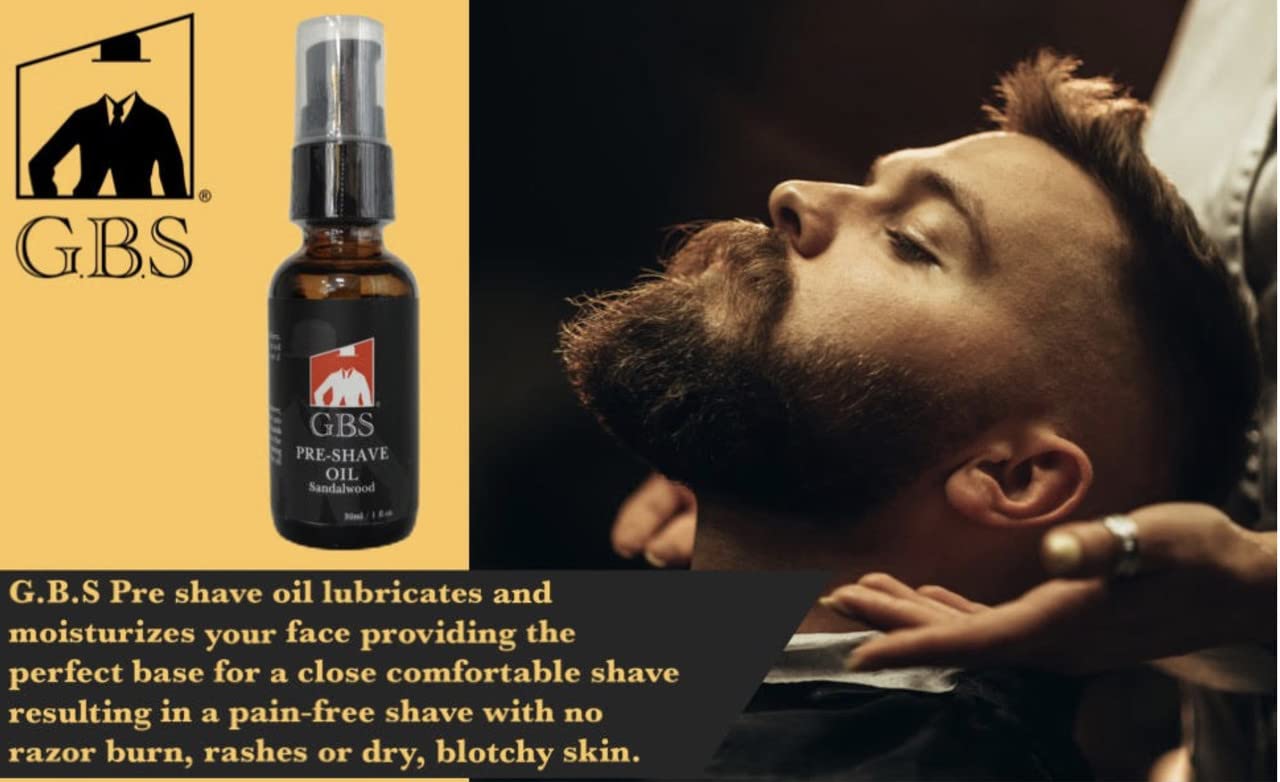 Men's Grooming Set with Wood Shaving Bowl & 97% All Natural Gbs Ocean Driftwood Shave Soap