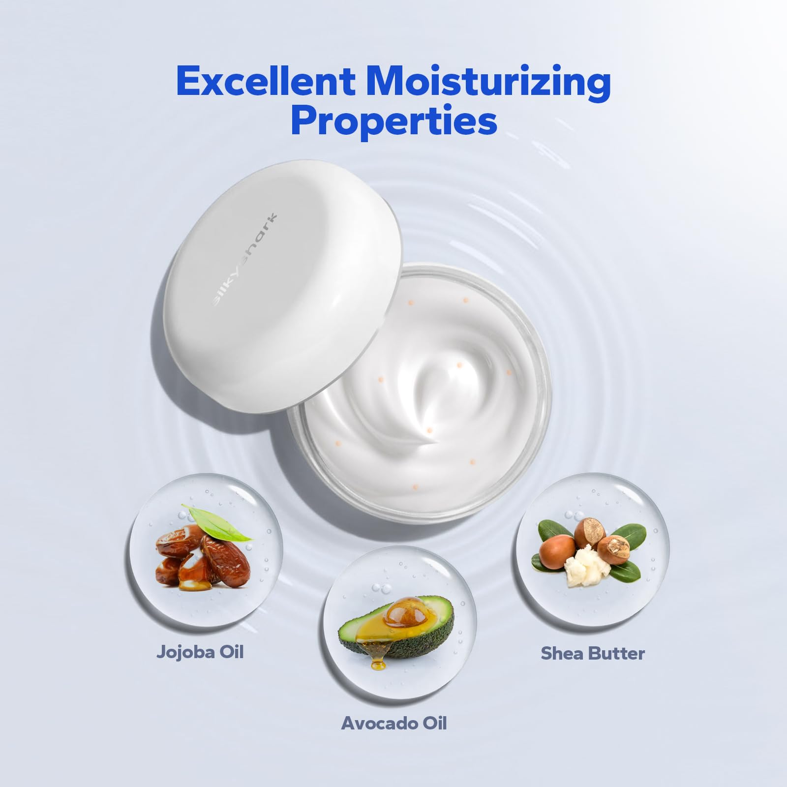 SilkyShark Urea Cream 40% + Salicylic Acid 2%, Urea Foot Cream with Jojoba Oil, Avocado Oil, and Aloe Vera for Foot Dry Cracked Heels, Knees, Elbows, Hands Repair Treatment, Deep Moisturizes Skin