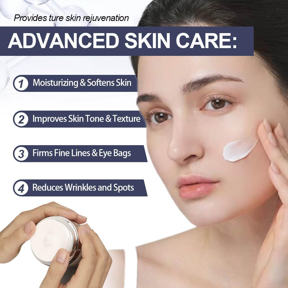 RADIANCE All Natural Retinol Intense Cream for Face Retinol Cream For Face Moisturizer Anti-Aging Face Moisturizer Wrinkle Repair cream with Collagen and Hyaluronic Acid Korean Formula All Skin