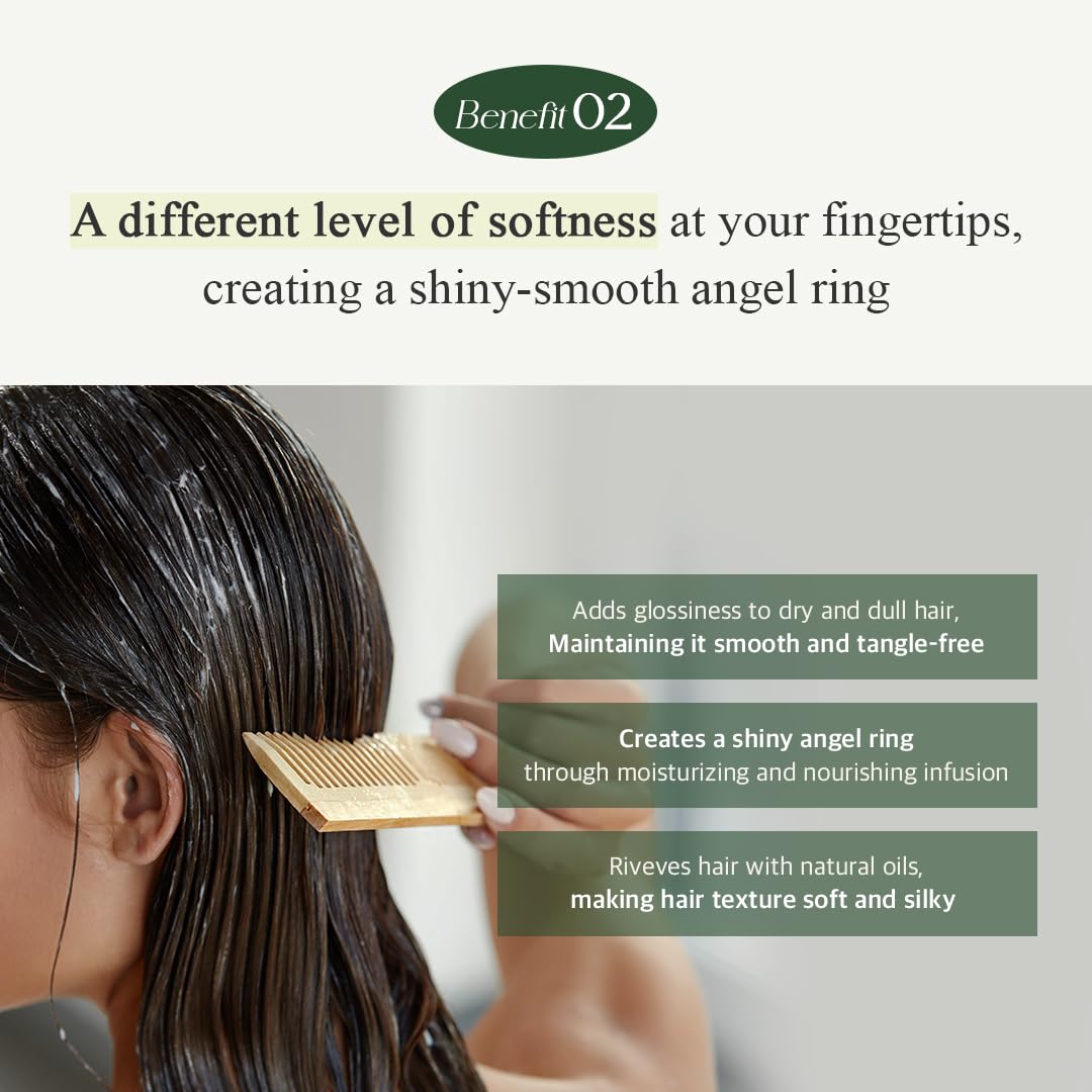 FREEMOMENT Refresh Moment Perfume Hair Treatment (02 Fig Fog) | Moisturize and Soften Hair | Vegan Conditioner for Oily Hair | Non-Greasy Formula | Fruity-Woody Fragrance | 5.07 fl. oz