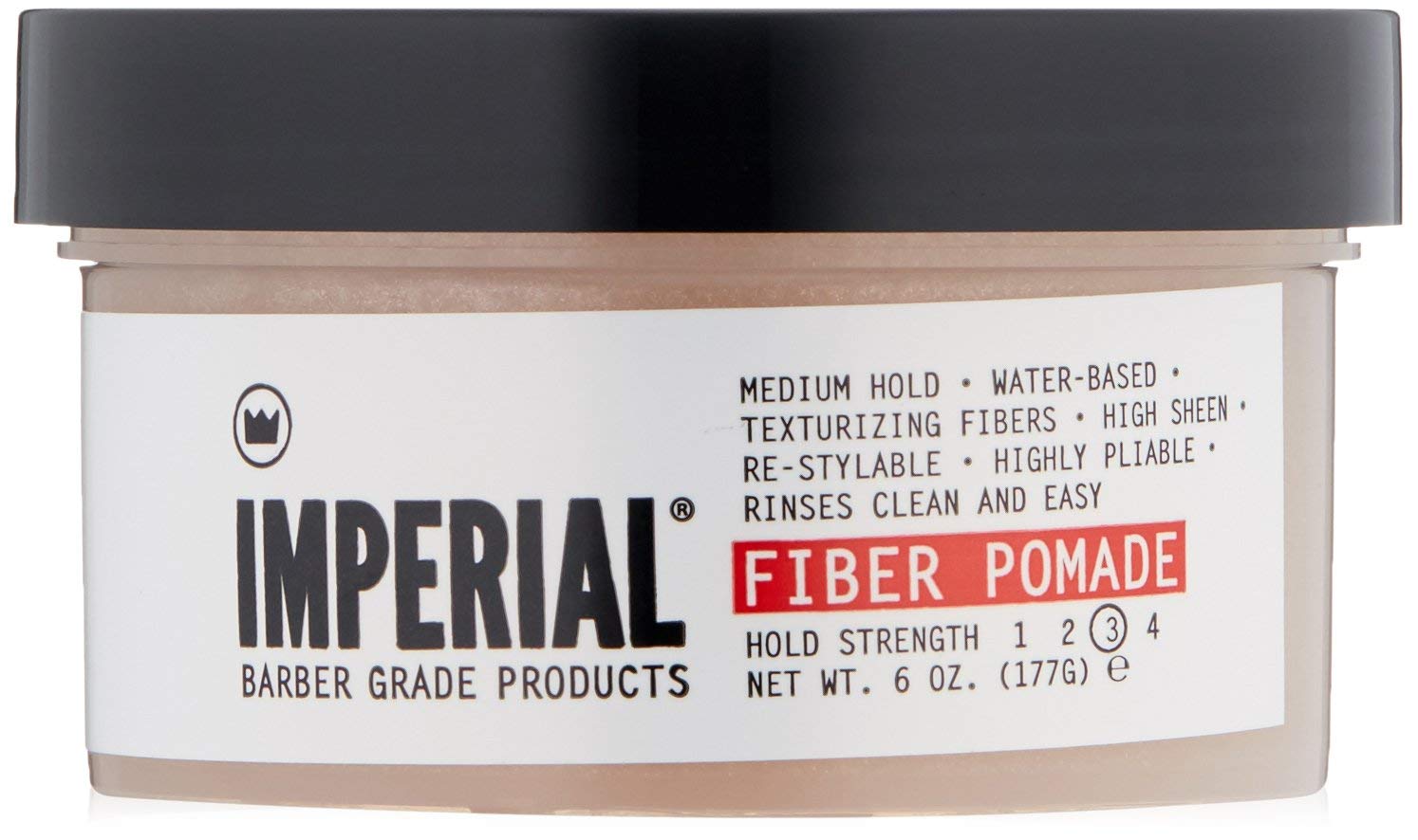 Imperial Barber Grade Products Fiber Pomade 6 0z.