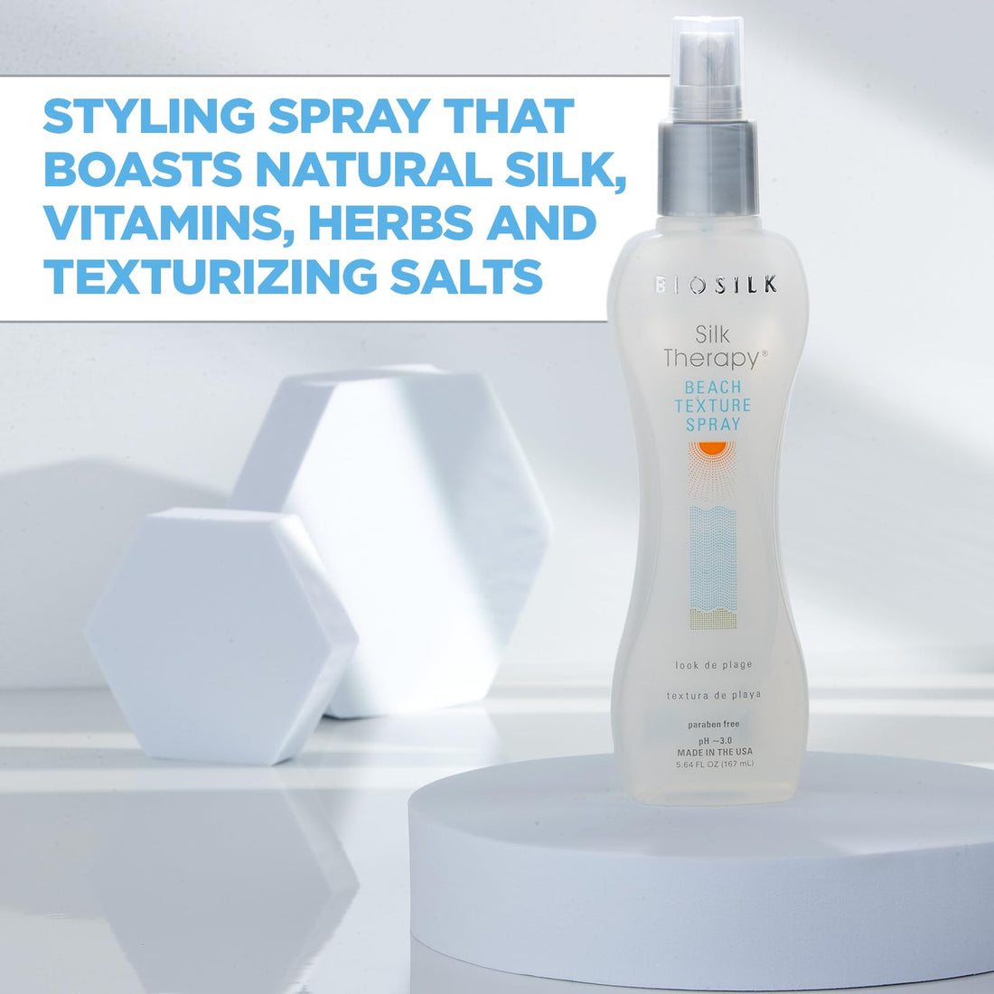 Biosilk Therapy Beach Texture, 5.64 Fluid Ounce