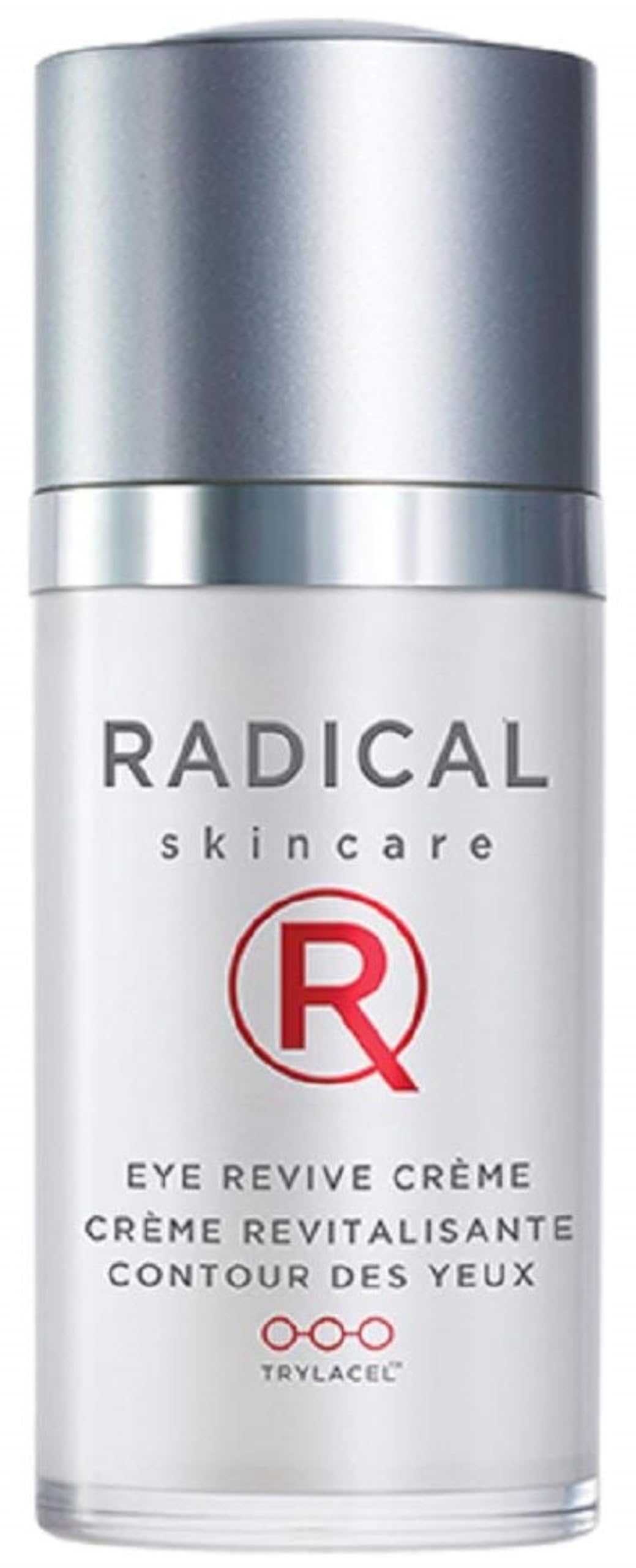 Radical Skincare Eye Revive Creme, 0.5 Fl Oz - 4-in-1 Anti-Aging Solution Combats Wrinkles, Dark Circles, Puffiness, and Fine Lines | For All Skin Types Including Sensitive Skin | Paraben Free | Clin