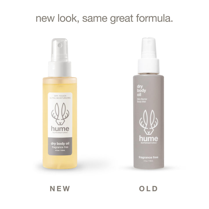 HUME SUPERNATURAL Dry Body Oil Spray - Probiotic Moisturizer for Men & Women, Nourishing Hydration, Desert Bloom, 1-Pack