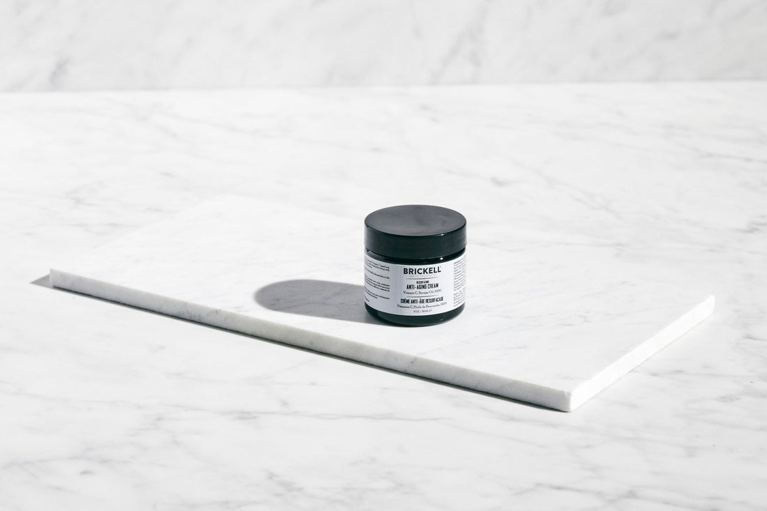 Brickell Men's Products Resurfacing Anti-Aging Face Cream For Men, Natural and Organic Face Moisturizer, Vitamin C Cream For Wrinkles, 2 Ounce, Scented