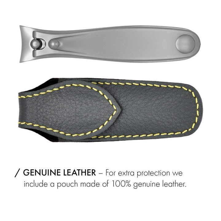 FINOX Stainless Steel Nail Clipper, 6cm. Made by GERManikure in Solingen, Germany