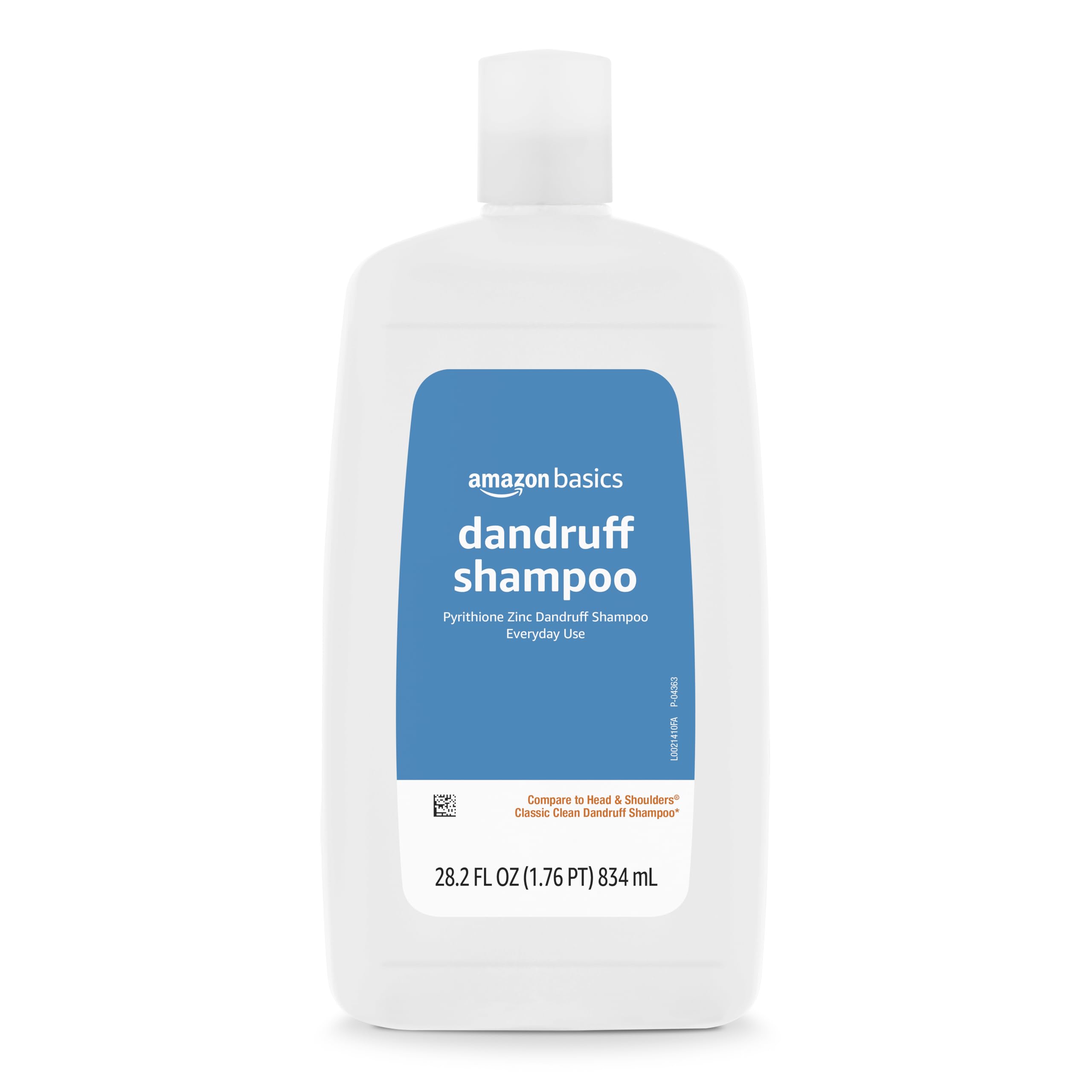 Amazon Basics Dandruff Shampoo for Normal to Oily Hair, 28.2 Fluid Ounces, 1 Pack