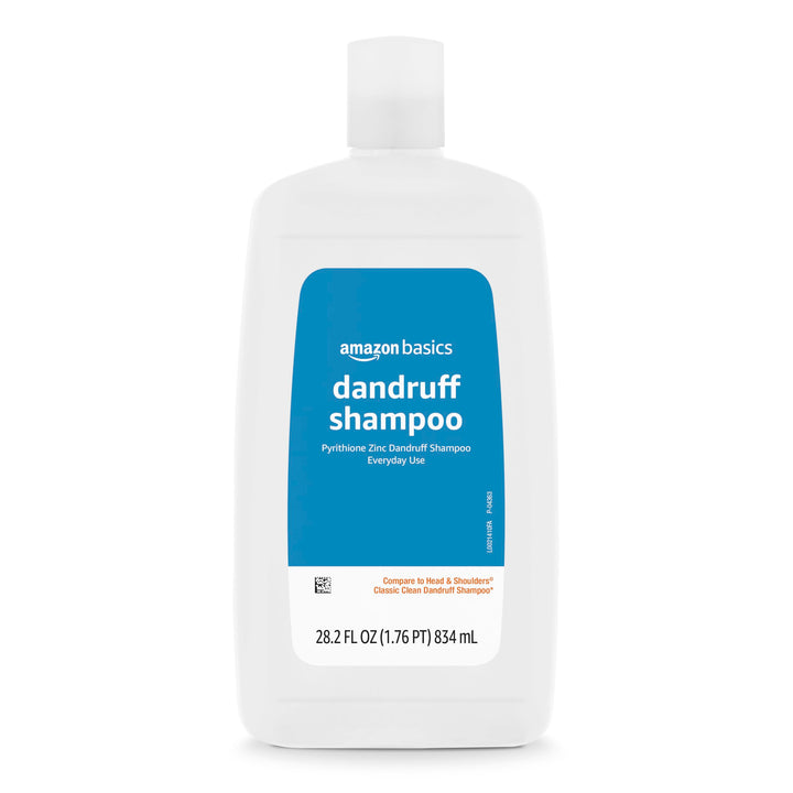 Amazon Basics Dandruff Shampoo for Normal to Oily Hair, 28.2 Fluid Ounces, 1 Pack