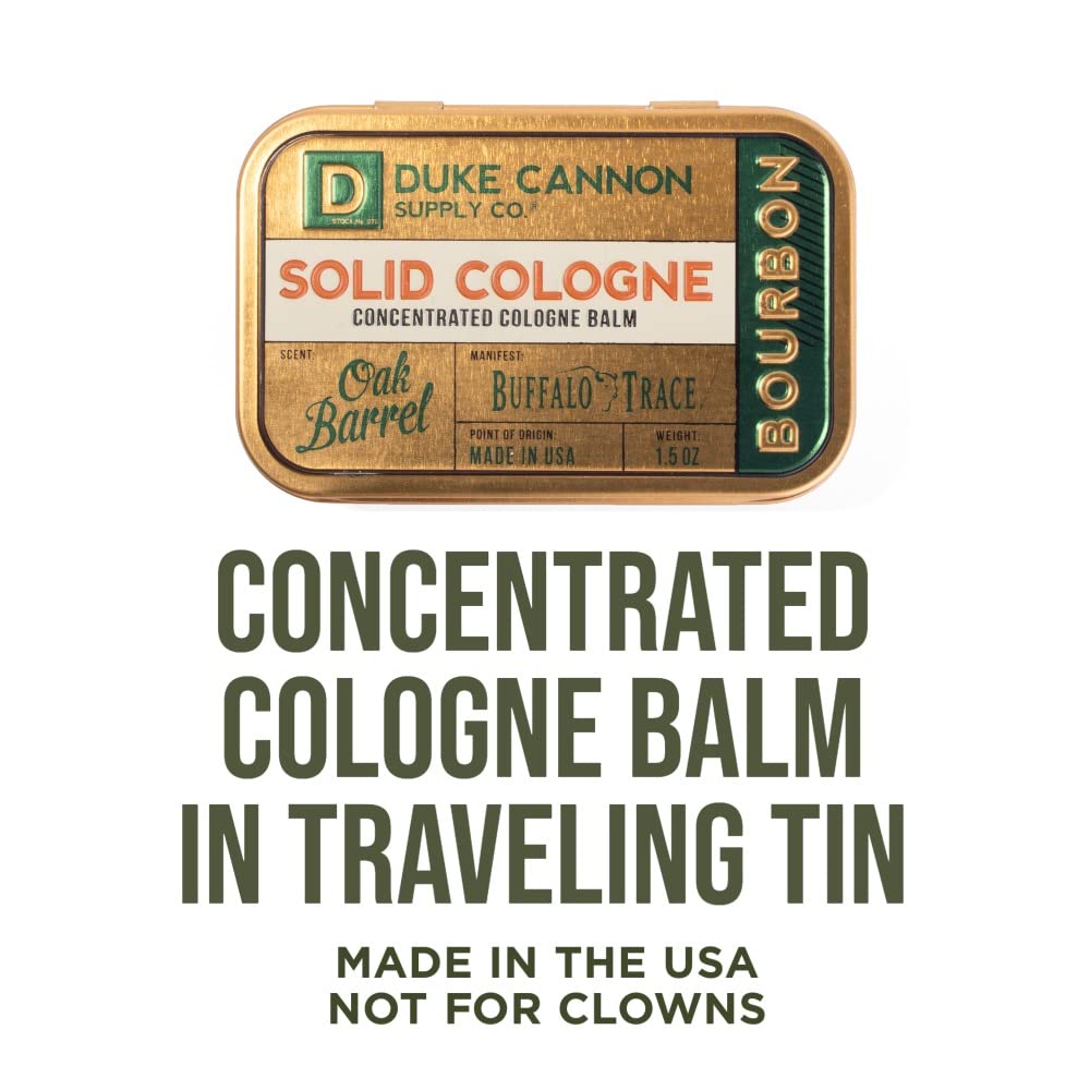 Duke Cannon Bourbon Trail Men's Solid Cologne, 1.5Oz. - Bourbon Trail
