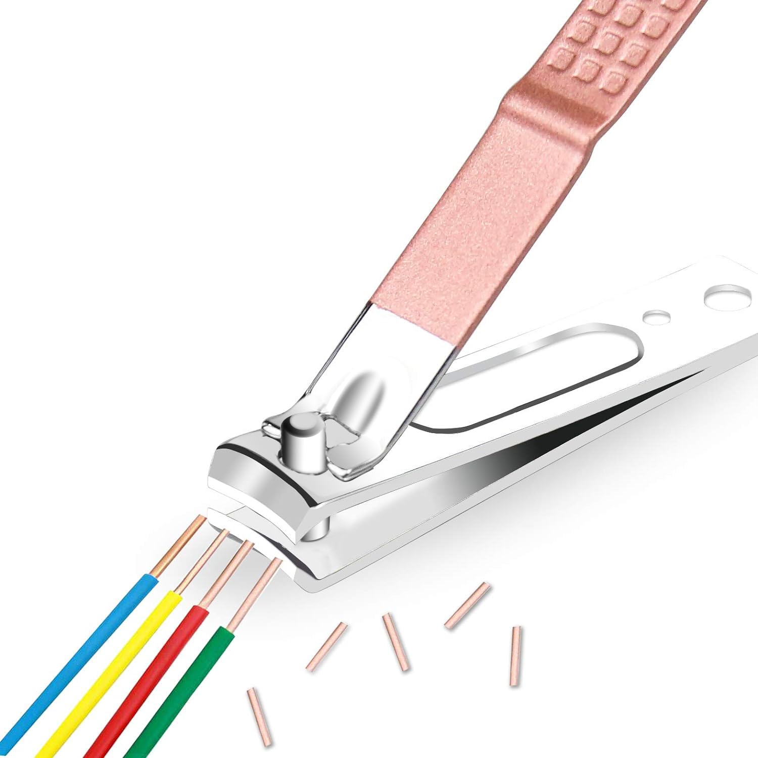 ZIZZON Manicure Set 18 in 1 Professional Pedicure Set Nail scissors Grooming Kit with Leather Travel Case Pink