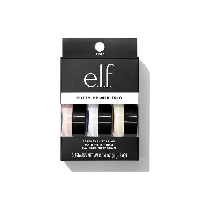 e.l.f. Putty Primer Trio | Includes Poreless Putty, Matte Putty & Luminous Putty | Travel Size | 0.14 Oz (4g) each