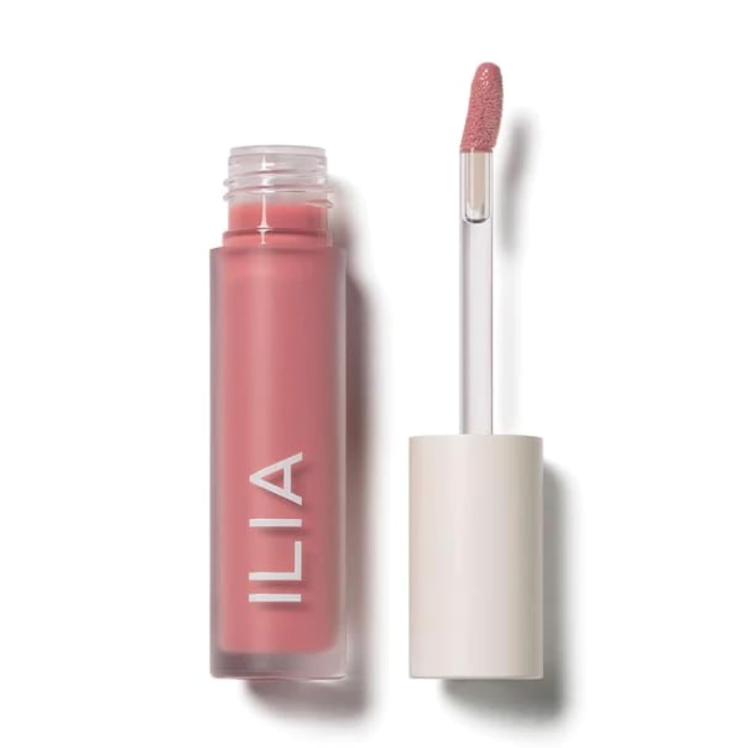 ILIA - Natural Balmy Gloss Tinted Lip Oil | Non-Toxic, Cruelty-Free, Clean Beauty (Petals | Tropical Pink)