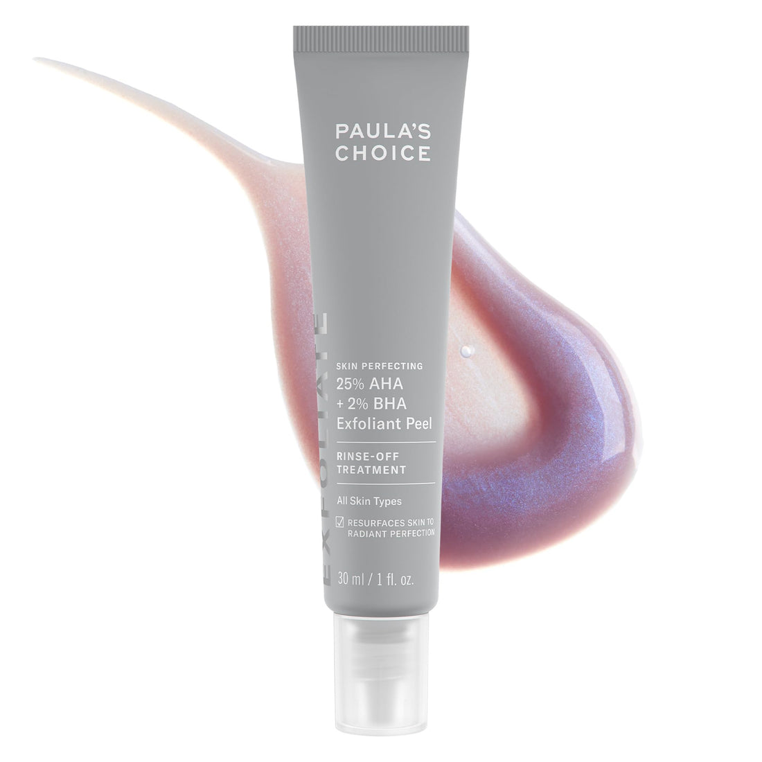 Paula's Choice Skin Perfecting 25% AHA + 2% BHA Exfoliant Peel, Fragrance-Free, 1 Oz