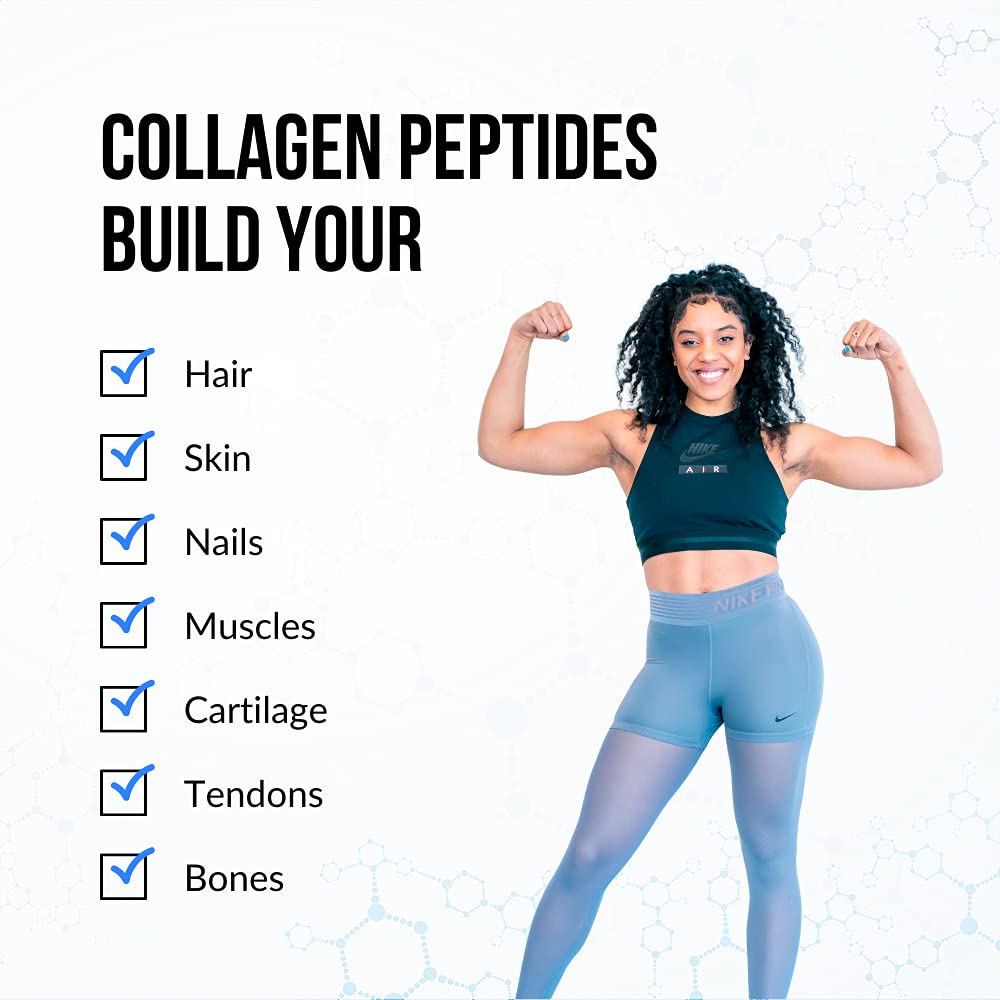 Intelligent Labs Hydrolyzed Type 1 and 3 Collagen Peptides Powder, 100% Cruelty-Free and Grass-Fed Bovine, Supports Healthy Hair, Skin, Nails & Joints, 11g per Serving, 41 Servings a Bottle