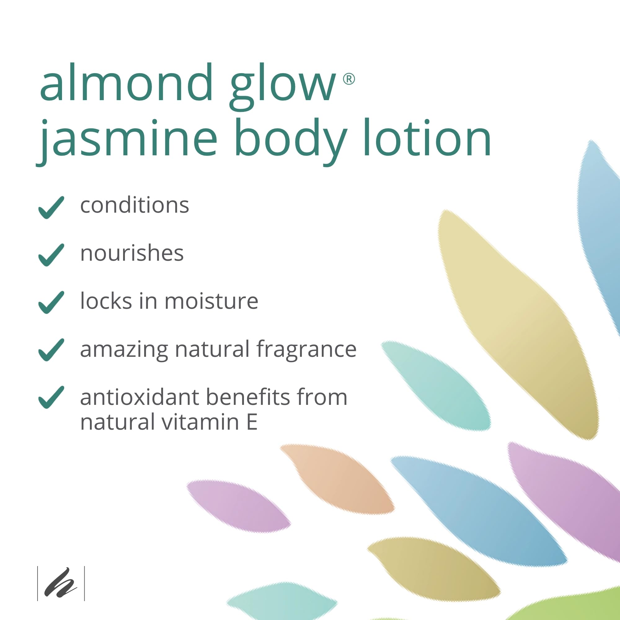 Home Health Products Almond Glow Skin Lotion Jasmine - 8 Oz