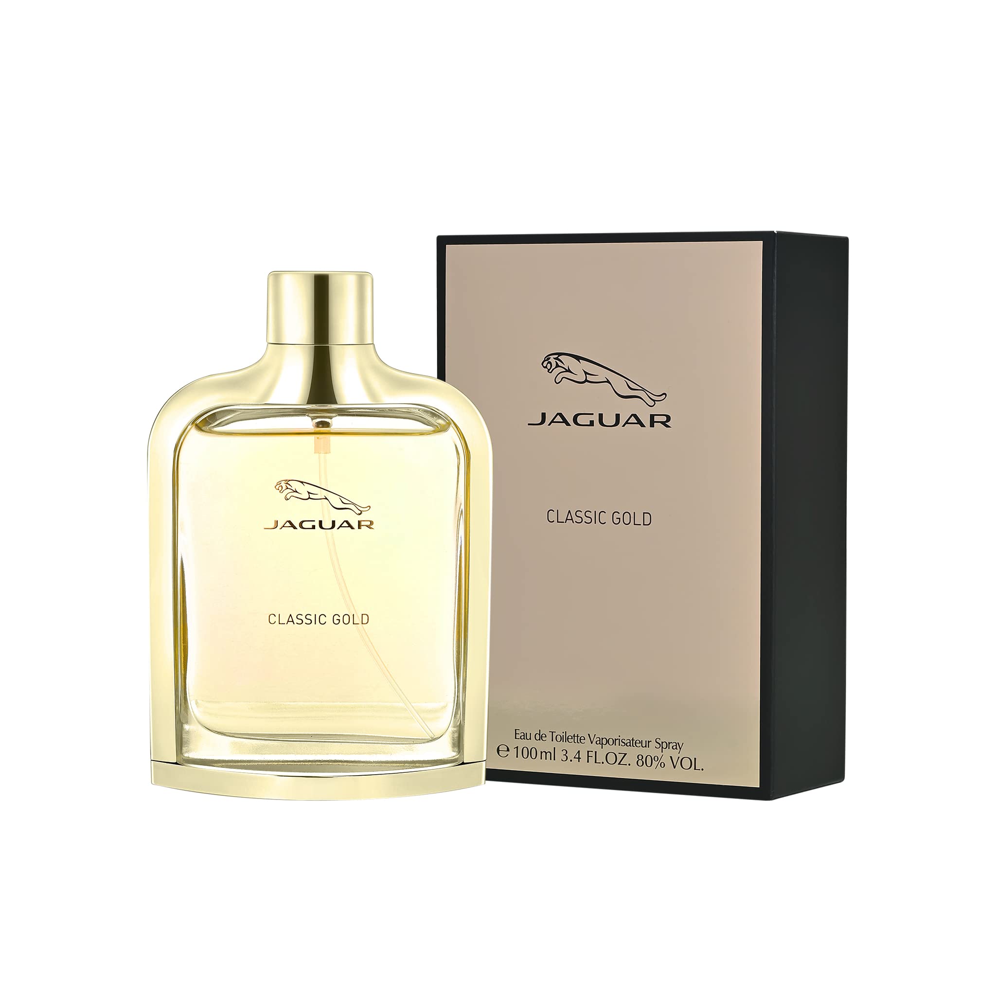 JAGUAR Classic Gold Eau De Toilette - 100 Ml (For Men, Fresh)