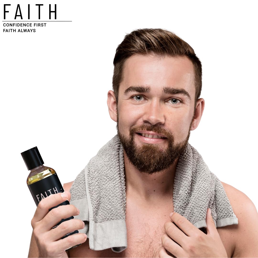 Faith Co. USDA Castor Oil Organic Cold Pressed Hexane Free For Hair, Body & Face - 100% Pure - Healthy Hair, Lashes, Brows - Vegan, Hair & Eyelash Serum Oil 240ml