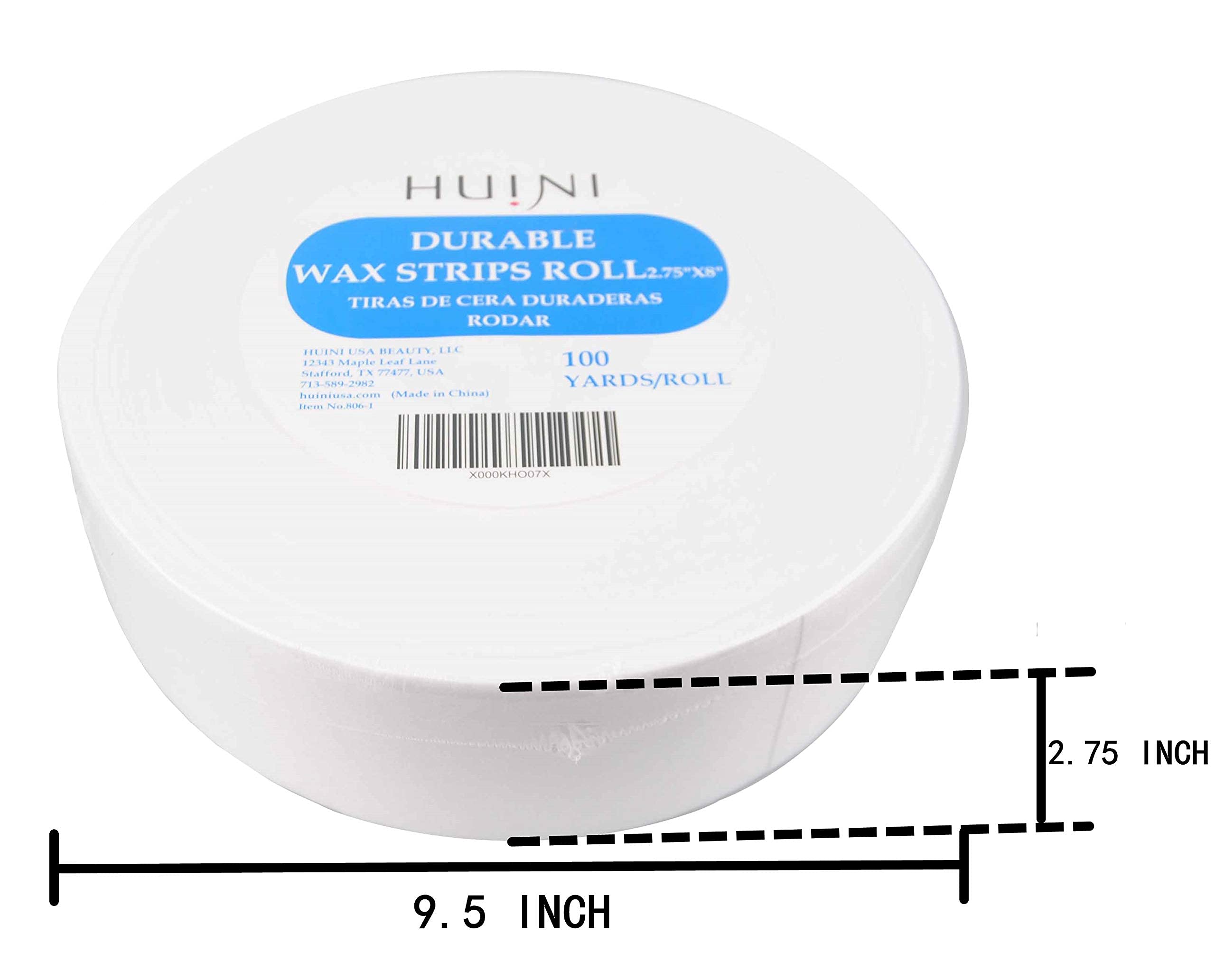 Huini 100 Yards Hair Removal Depilatory Nonwoven Epilator Wax Strip Paper Waxing Roll