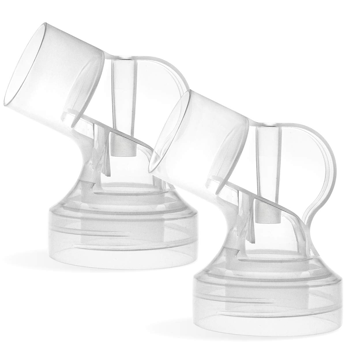 Nenesupply Connectors Compatible with Medela Flanges. Not Original Medela Personalfit Connector. Work with Pump in Style Symphony Harmony Swing Breastpumps, and Nenesupply Flanges.