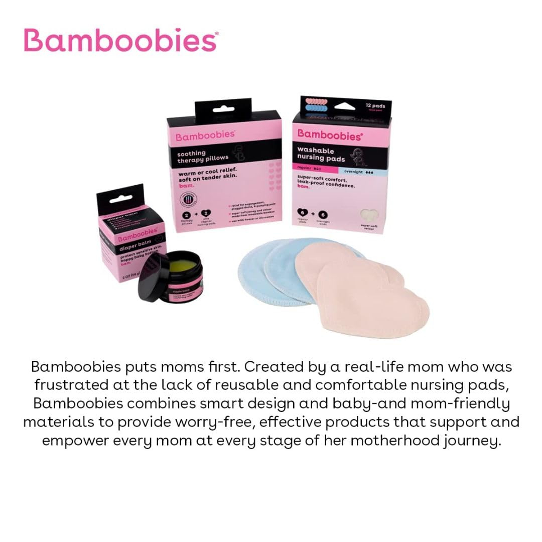 Bamboobies Women's Nipple Cream, Organic Cream for Soothing Skin, Nipple Balm, 1 oz (Pack of 1)