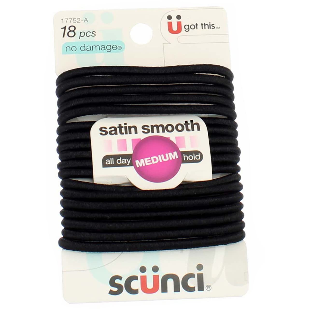 Scunci Hair Ties Black