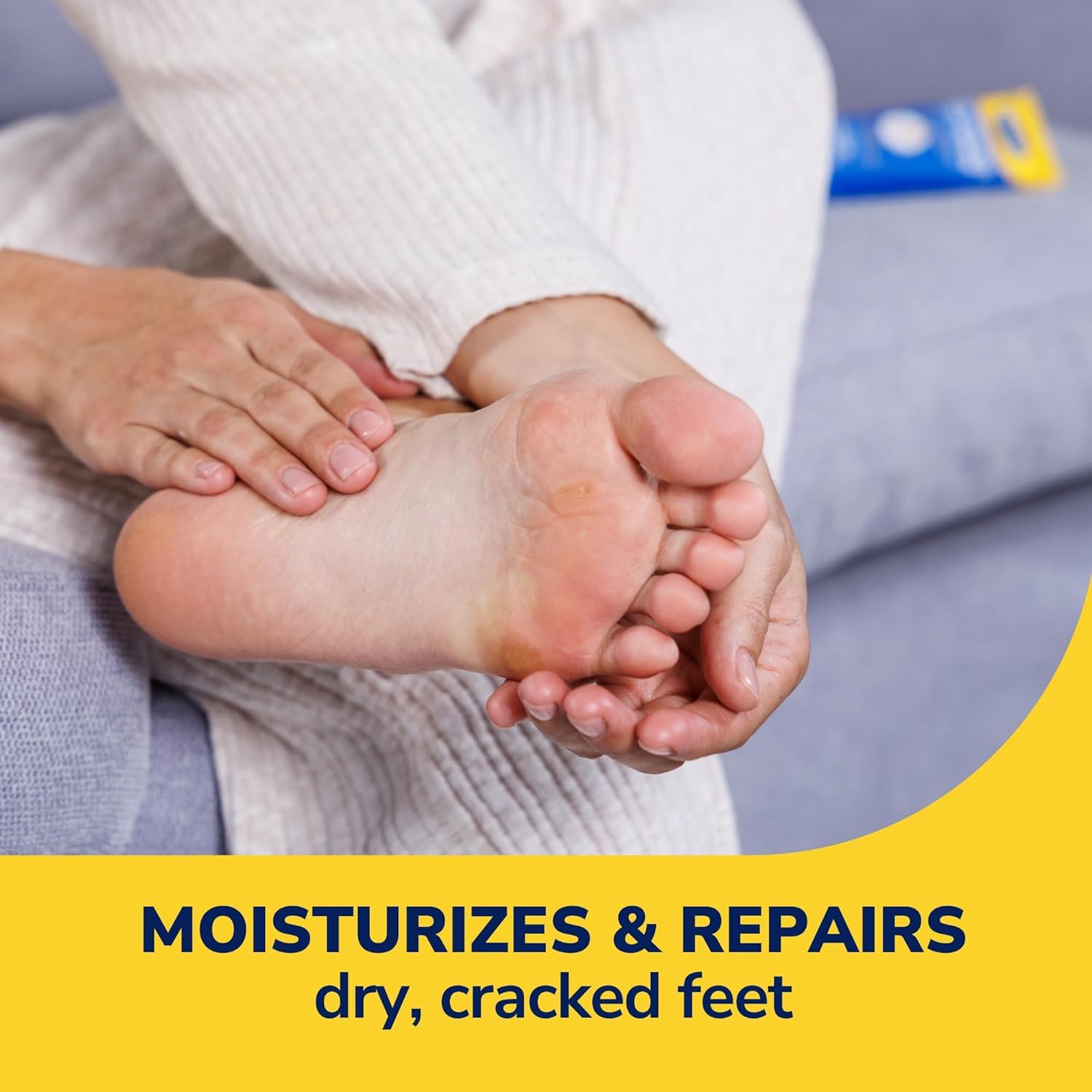 Dr Scholl's Dry, Cracked Foot Repair Ultra-Hydrating Foot Cream 3.5 oz, Lotion with 25% Urea for Dry Cracked Feet, Heals and Moisturizes for Healthy Feet (Pack of 2)