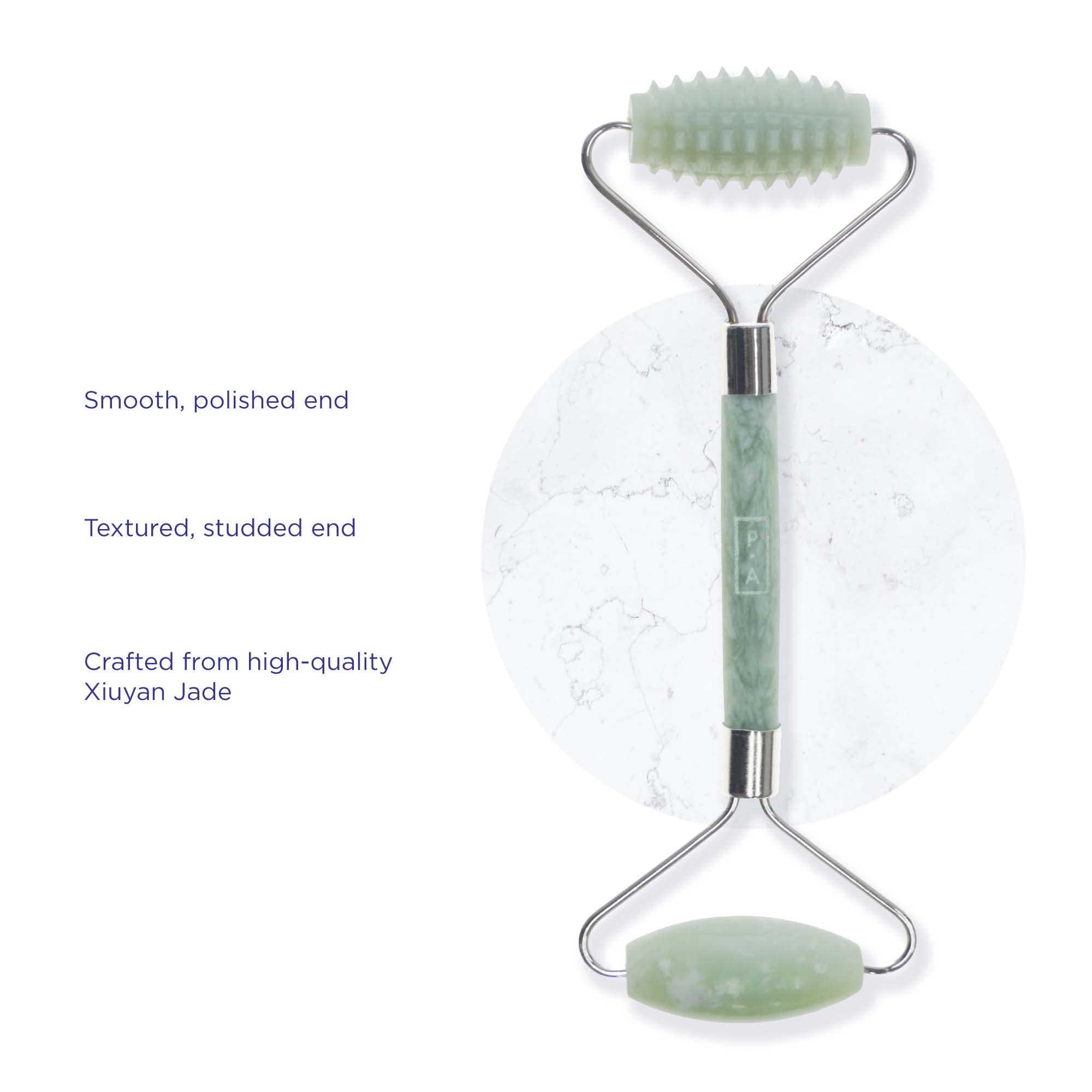 Province Apothecary Dual Action Jade Facial Roller, 0.23 lb.