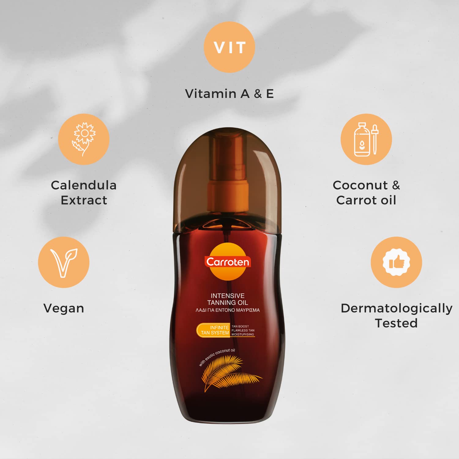 Carroten Tanning Oil 125ml 4.23oz