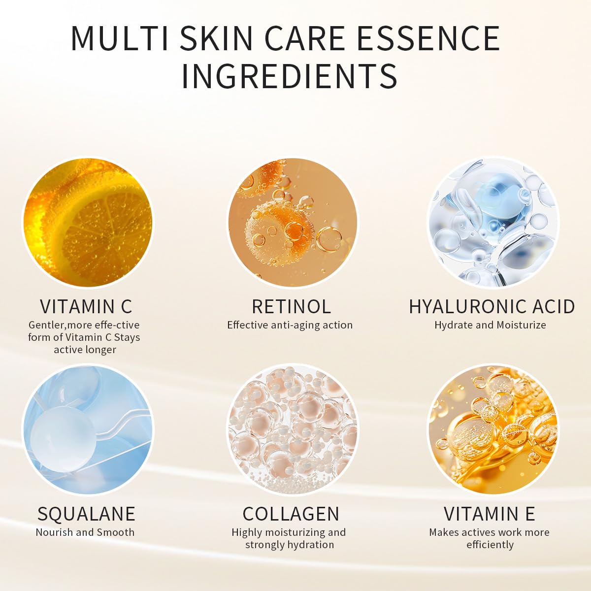 Vitamin C Serum For Face Anti-Wrinkle 30 Capsules With Scissors,Vitamin C Anti-Wrinkle Serum,Vitamin A Retinol Collagen Anti-Aging Night Serum For Women,Smooth,Hydrate,Firming Skin,Travel Portable